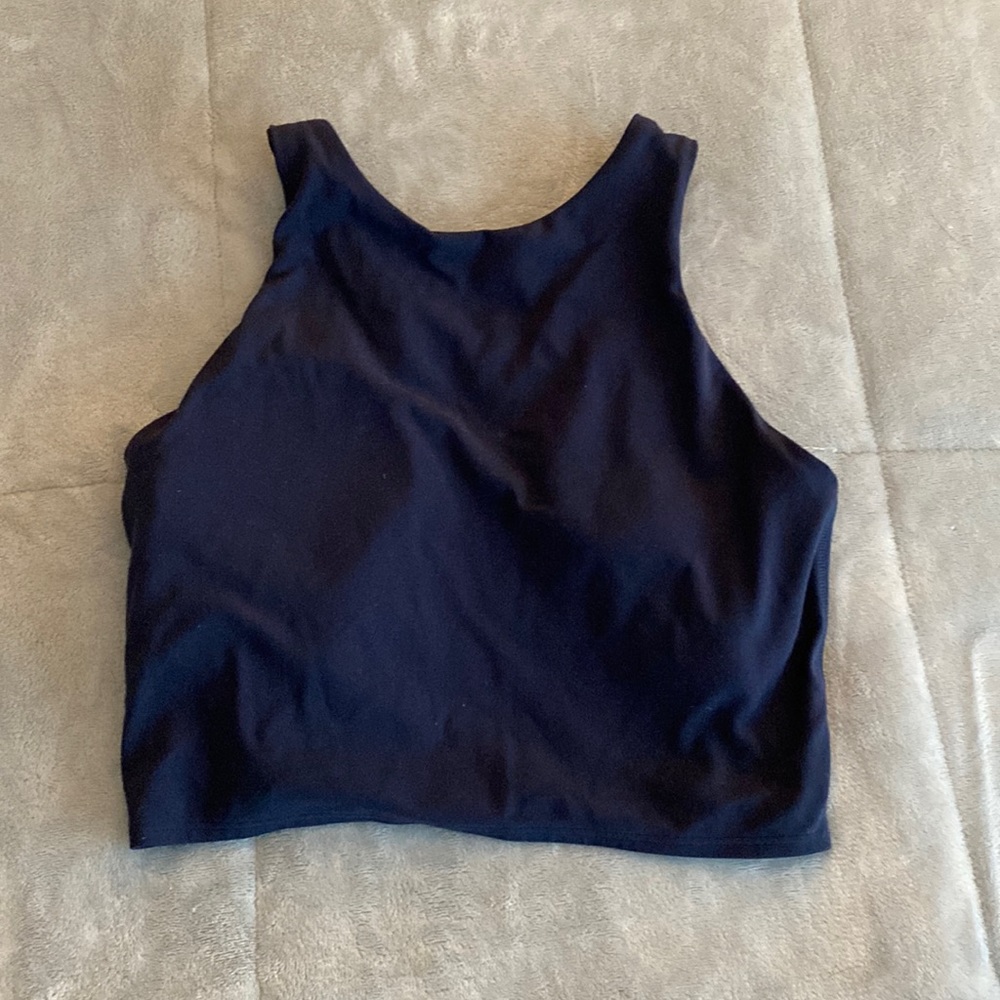 Athleta navy sports bra